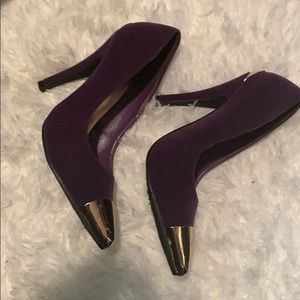 Purple Good Tip Pumps